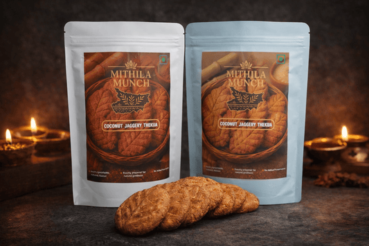 Thekua Sample Pack – Coconut Sugar & Jaggery | MITHILA MUNCH - MITHILA MUNCH